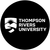 University circular logo with blue and white colors