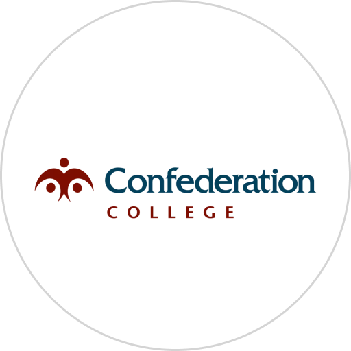 University circular logo with blue and white colors