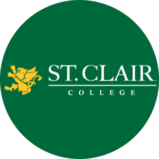 University circular logo with blue and white colors