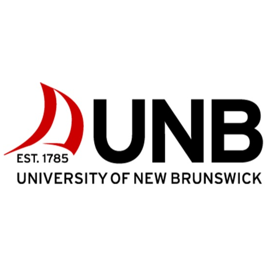 University circular logo with blue and white colors