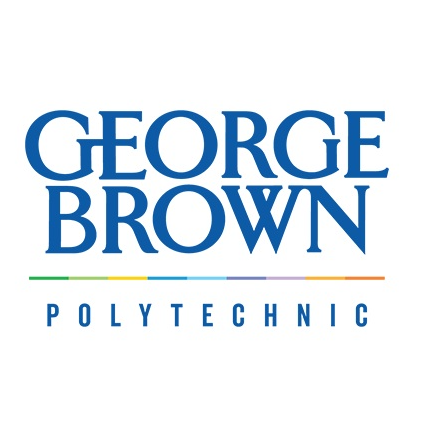 University circular logo with blue and white colors