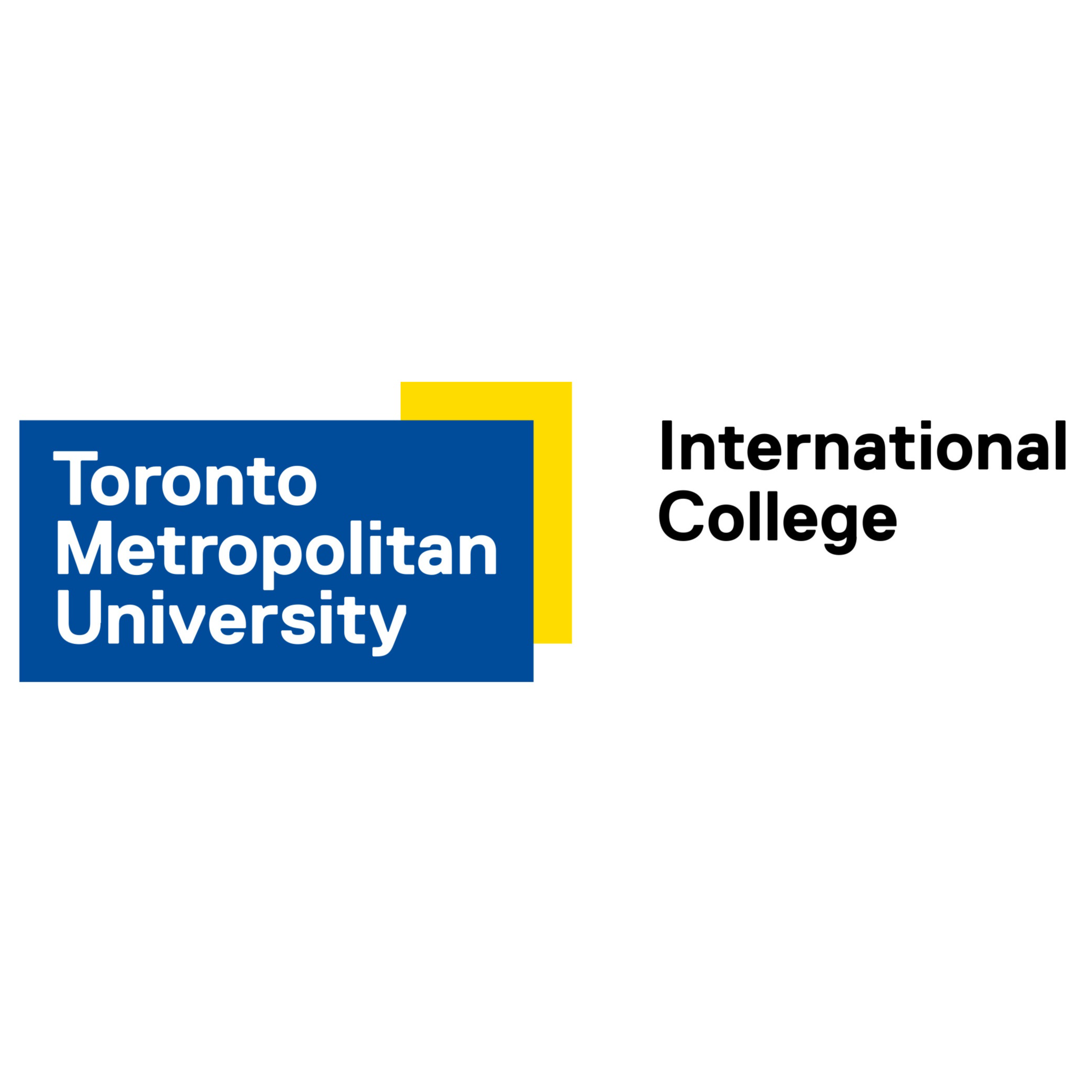 University circular logo with blue and white colors