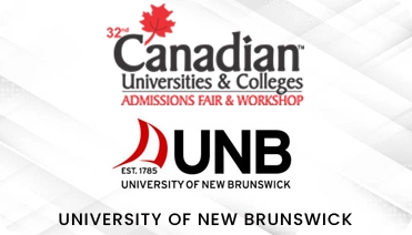 32nd Canadian Universities & College Admissions Fair & Workshop | The University of New Brunswick