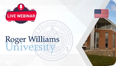 Roger Williams University, USA | Live Webinar and Q&A Session on 30th March at 11:30 AM IST