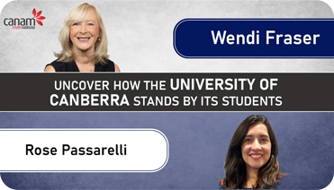 Uncover how the University of Canberra stands by its students