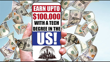 Earn $100,000 with a Tech Degree in the USA!  Top Universities & Visa Tips